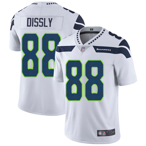 Seattle Seahawks Limited White Men Will Dissly Road Jersey NFL Football #88 Vapor Untouchable->women nfl jersey->Women Jersey